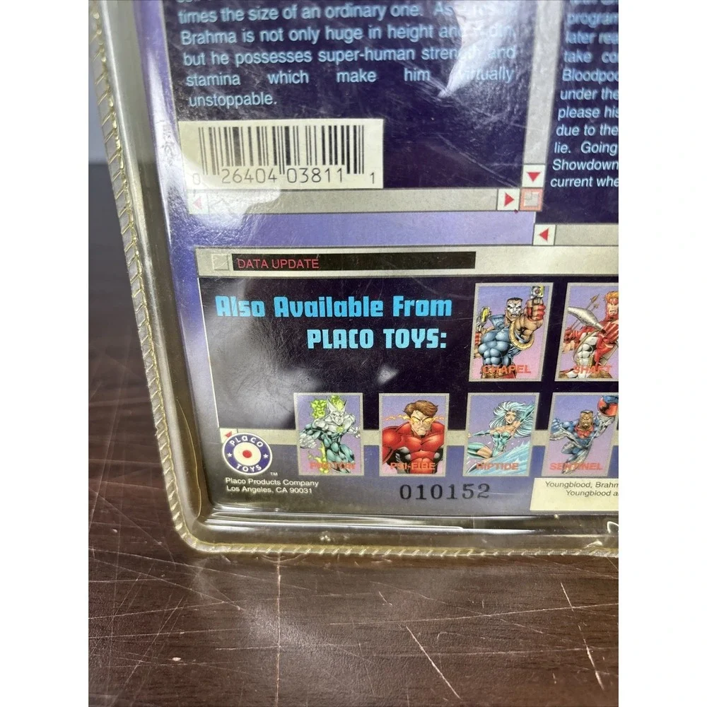 Youngblood Brahma & Riptide Mini Figures - New In Package‎ - 1995 Placo Toys